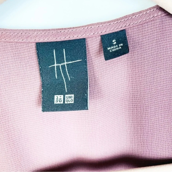 UNIQLO Mauve Waterfall Wrap Cardigan Size Small‎ - Picture 5 of 6